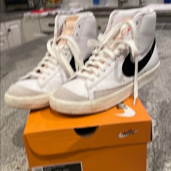 Nike Other - Nike White and Black High-Top Sneakers unisex